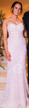 C2023-CS812 - beaded corset style wedding gown with spaghetti straps