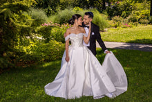 C2023-OS109h - Off the shoulder ball gown wedding dress