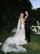 C2024-DF67 - off the shoulder embroidered wedding gown