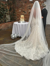 C2024-SSL40 - strapless sweetheart lace wedding gown with beaded embroidery