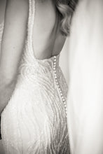 C2024-B993 - sleeveless scoop neck wedding gown