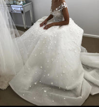 C2024-NAL440 - off the shoulder a-line wedding gown