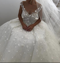 C2024-NAL440 - off the shoulder a-line wedding gown