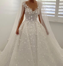 C2024-NAL440 - off the shoulder a-line wedding gown