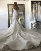 C2024-NAL26 - strapless beaded wedding gown