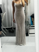 C2024-FB79 - fully beaded sheath style wedding gown