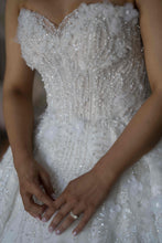 C2024-NAL1025 - strapless beaded wedding ball gown