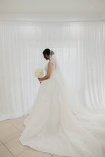 C2024-LDG3 - beaded sleeveless scoop neck wedding ball gown