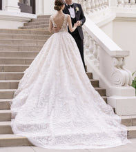 C2024-DS217 - sleeveless beaded ball gown wedding dress