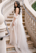 C2024-BP21- PIDG - strapless embroidered wedding gown