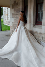 C2025-LG91 - strapless sweetheart beaded ball gown wedding dress