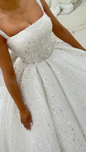 C2025-SB661 - crystal beaded wedding ballgown