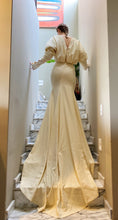 C2023-LS2G - Leg of Mutton long sleeve wedding gown