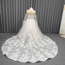 C2024-JDuke - plus size long sleeve wedding ball gown