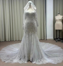 C2024-Tinsley - beaded fit-to-flare strapless wedding gown w/ veil