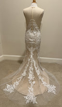 C2023-Abshire - sleeveless illusion neckline wedding gown with beaded embroidery and lace details