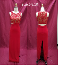 Two Piece Prom Evening Gowns from dress designer Darius