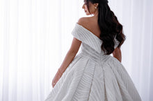 C2022-OS393 off the shoulder formal ball gown wedding dress