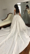 C2022-OFB227 - off the shoulder sparkle beaded formal wedding ball gown