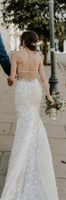 C2023-S771H - strapless beaded lace fitted wedding gown