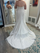 C2022-spl strapless beaded fit-to-flare plus size wedding gown