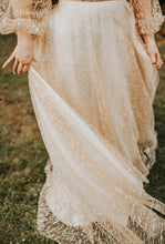 C2022-SSL76 - Sheer Bishop sleeve plus size wedding gown