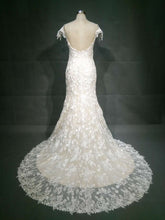 Style #Ci-Ahn - Cap Sleeve lace bridal gown
