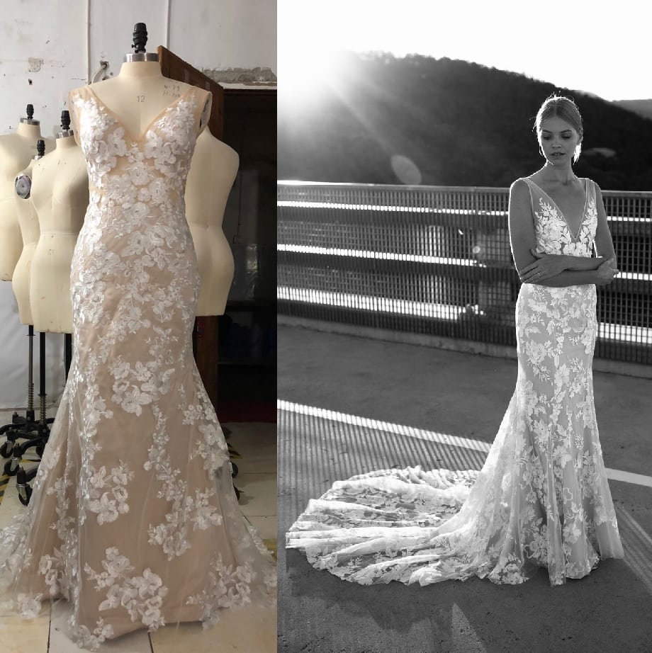 Style C2018-JNunez - Replica Wedding Gown inspired by Stevie- Made With Love