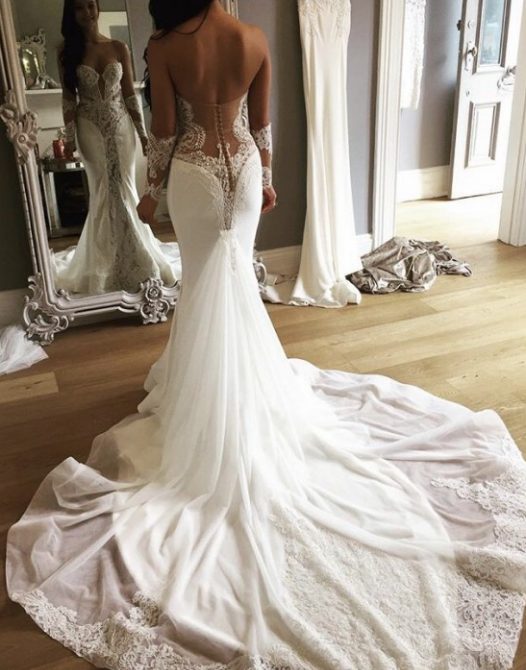 Sexy haute couture wedding gowns are less