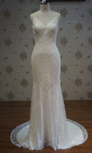 Style C010719 Spaghetti strap beaded wedding dresses