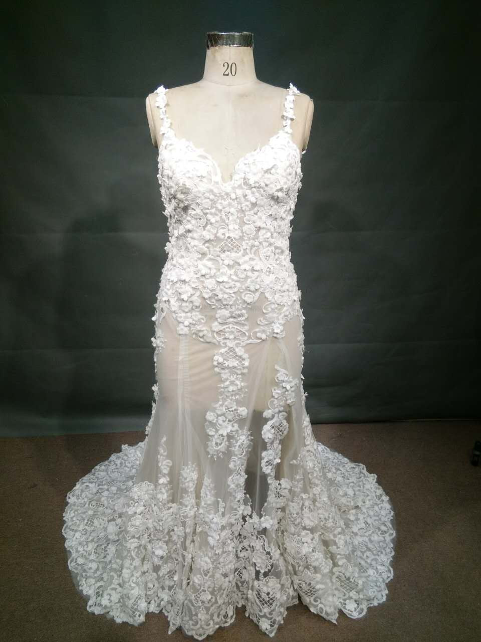 Sleeveless plus size wedding gown inspired by Galia Lahav Kira dsign