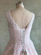 Style DOL-Y004 - Pastel Pink sleeveless wedding gown