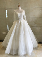 Style DOL-Y005 Long Sleeve a-line style wedding gown for SALE
