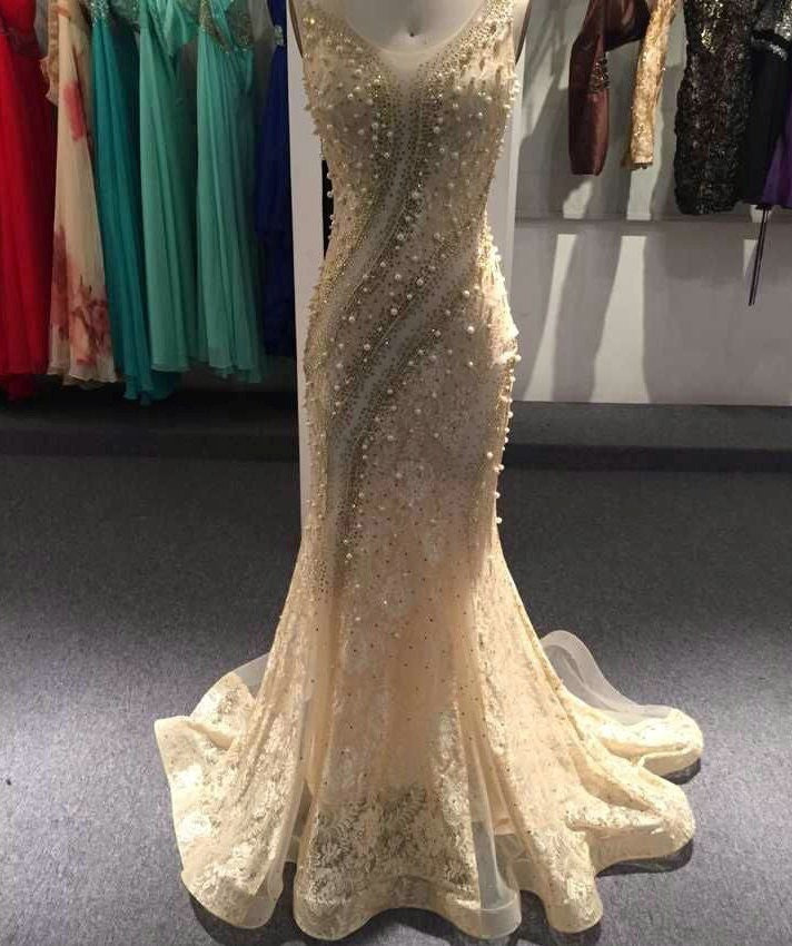 Gold top pageant dress