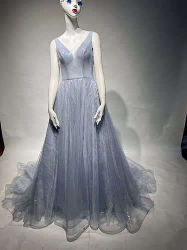 Style DOL34 - Sleeveless v-neck formal ball gown