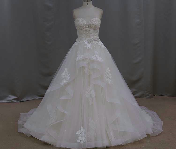 Strapless ball gowns Wedding Dresses